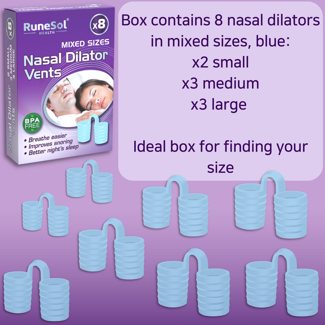 RuneSol x8 Snoring Relief Nasal Dilator