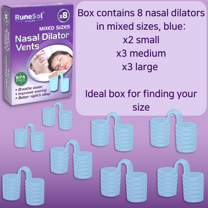 RuneSol x8 Snoring Relief Nasal Dilator