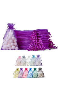 Soul Projekt 100pcs Organza Gift Bags, 10x15cm