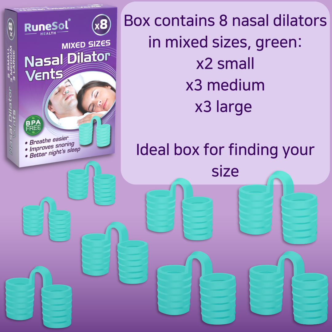RuneSol x8 Snoring Relief Nasal Dilator