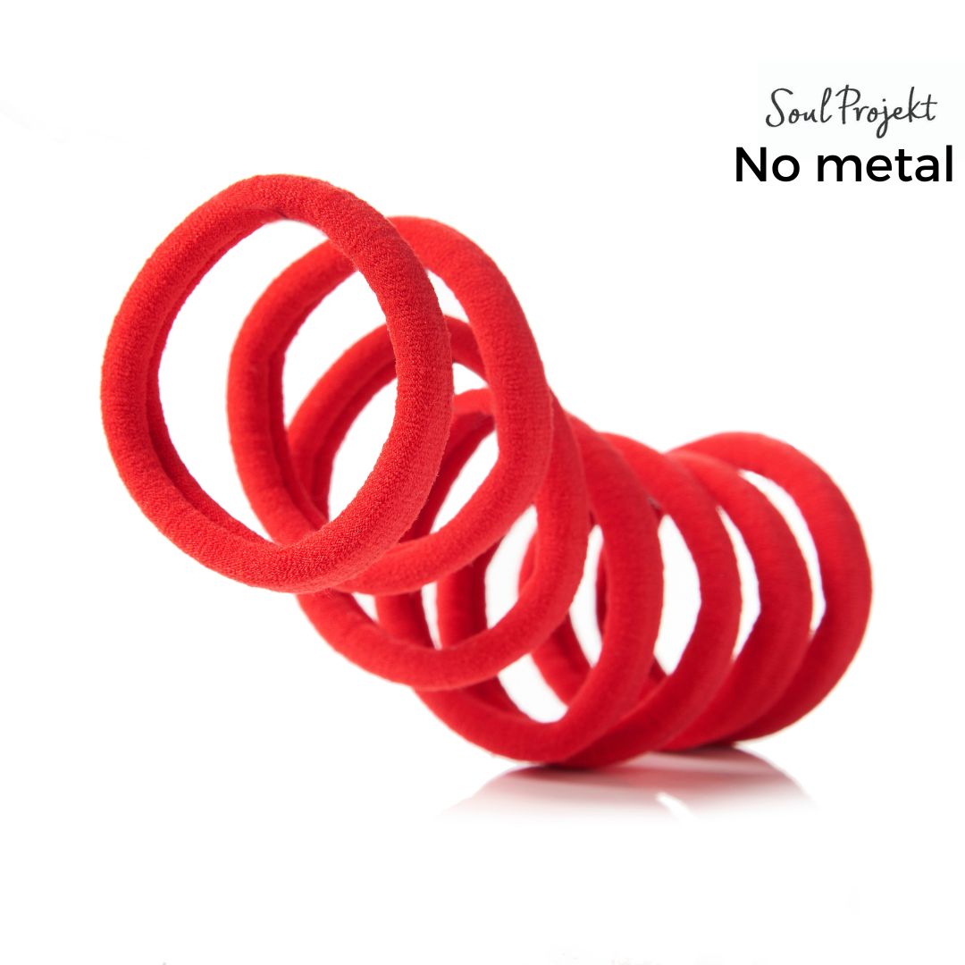 Soul Projekt 8mm Red Bobbles, 50 Pack, No Metal, No Damage