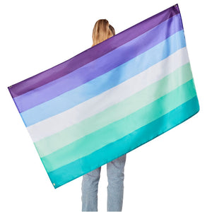 RuneSol Premium Large 5x3ft LGBTQIA+ Pride Flags