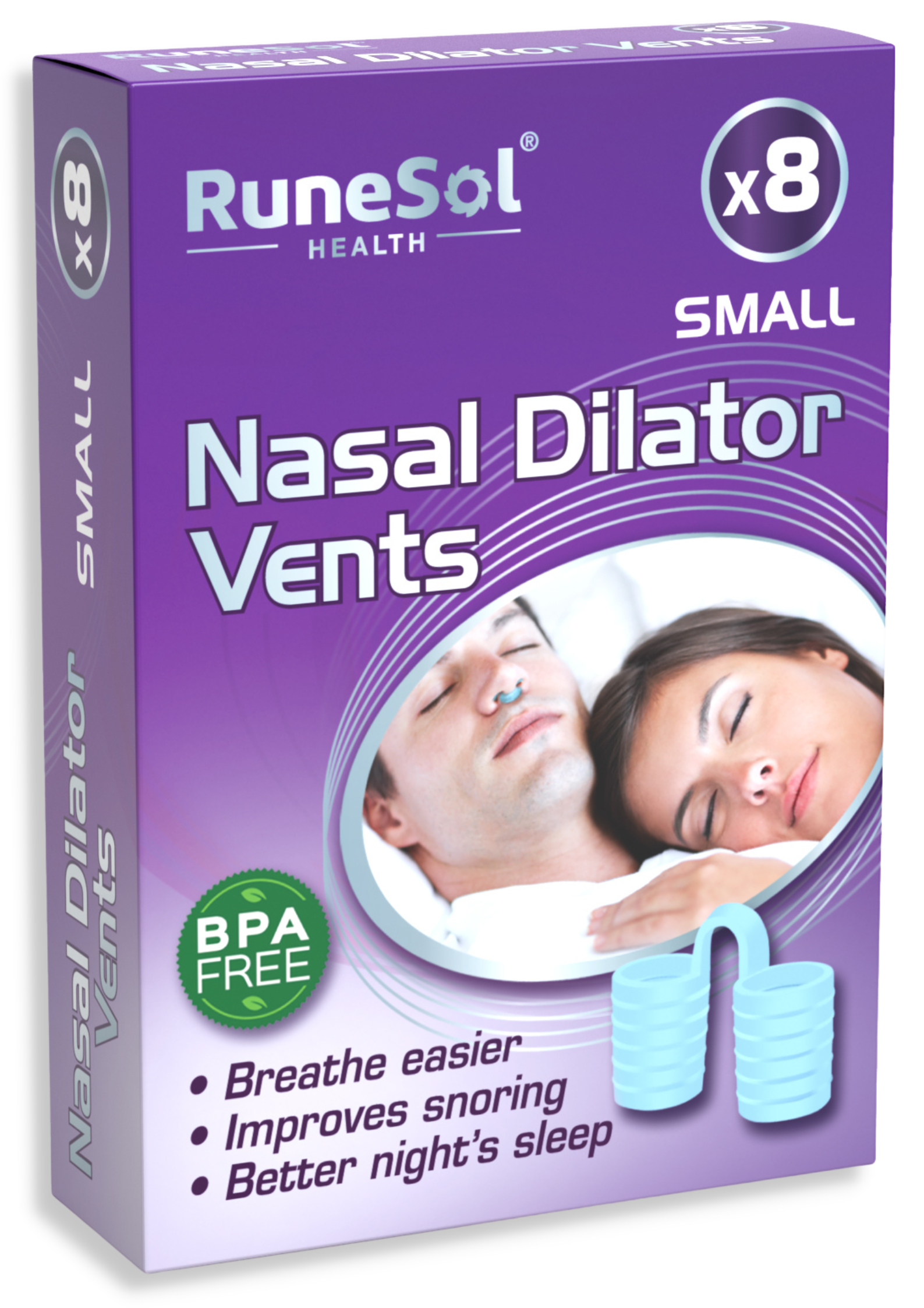 RuneSol x8 Snoring Relief Nasal Dilator