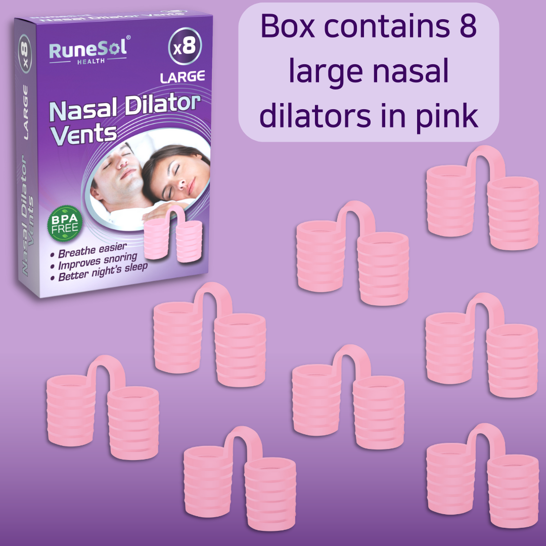 RuneSol x8 Snoring Relief Nasal Dilator