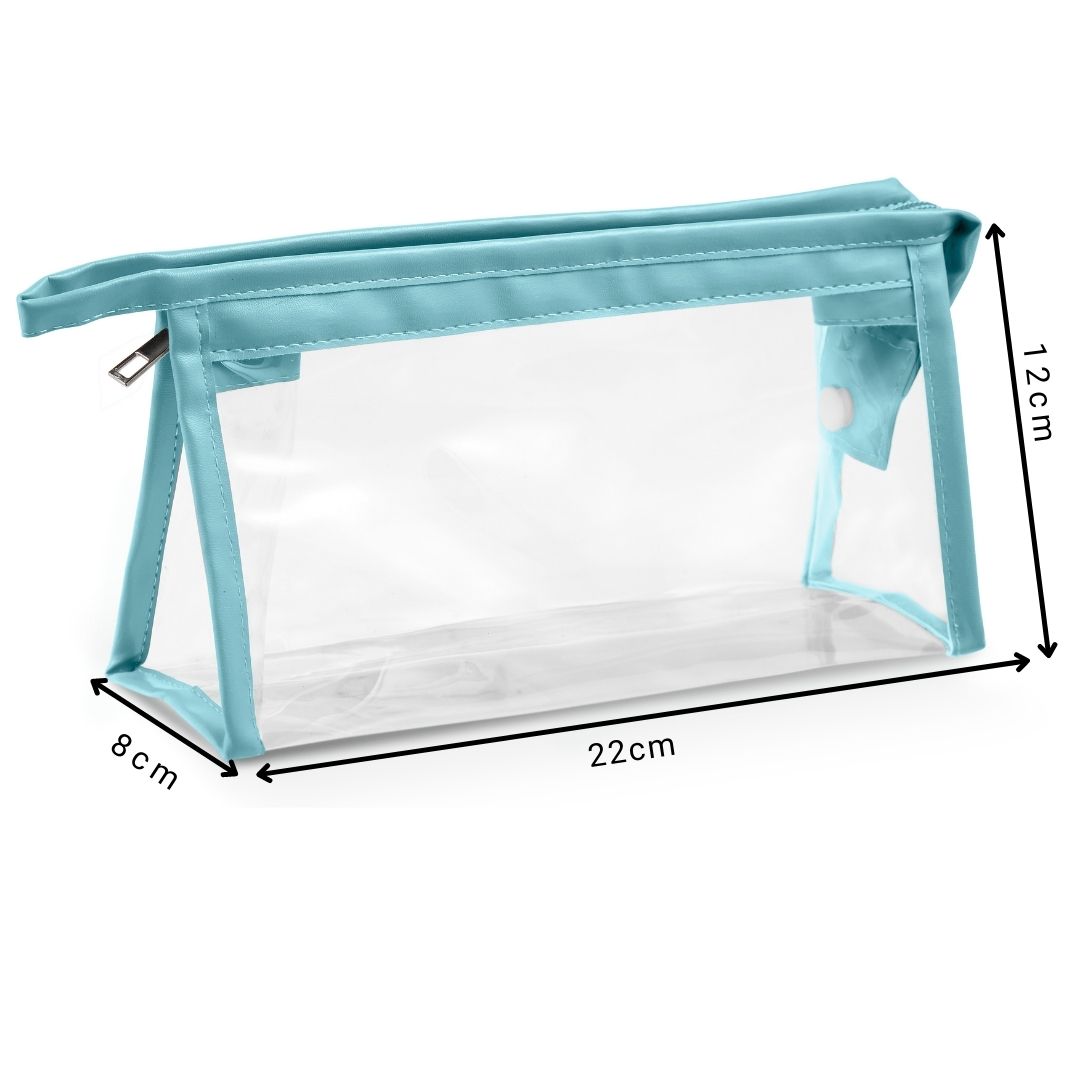 Soul Projekt, Clear Rectangular Pencil Case, Make Up Travel Bag