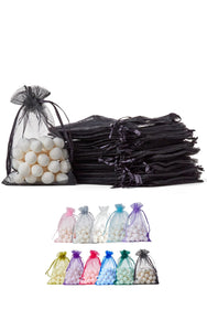 Soul Projekt 100pcs Organza Gift Bags, 10x15cm