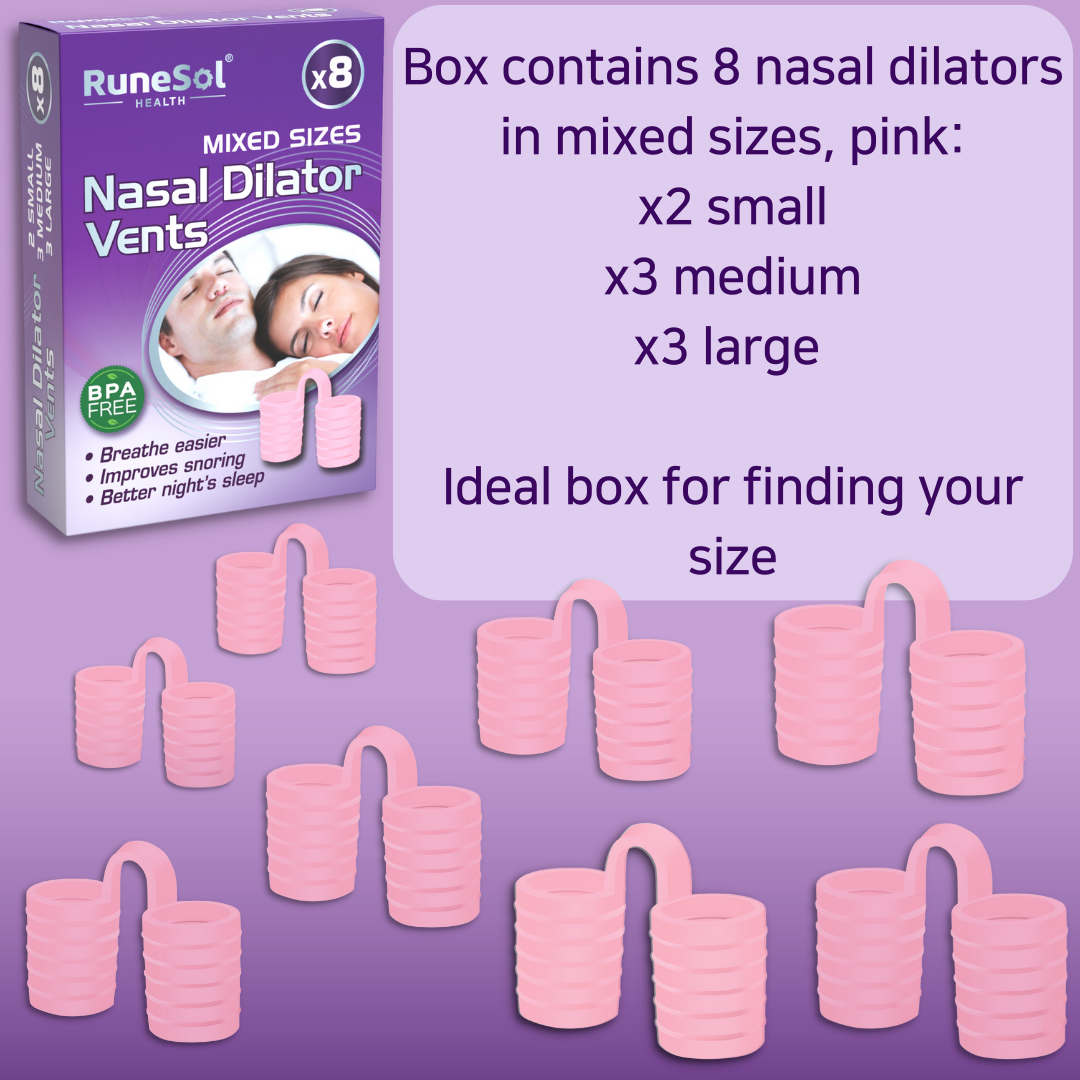 RuneSol x8 Snoring Relief Nasal Dilator