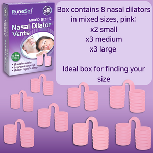 RuneSol x8 Snoring Relief Nasal Dilator