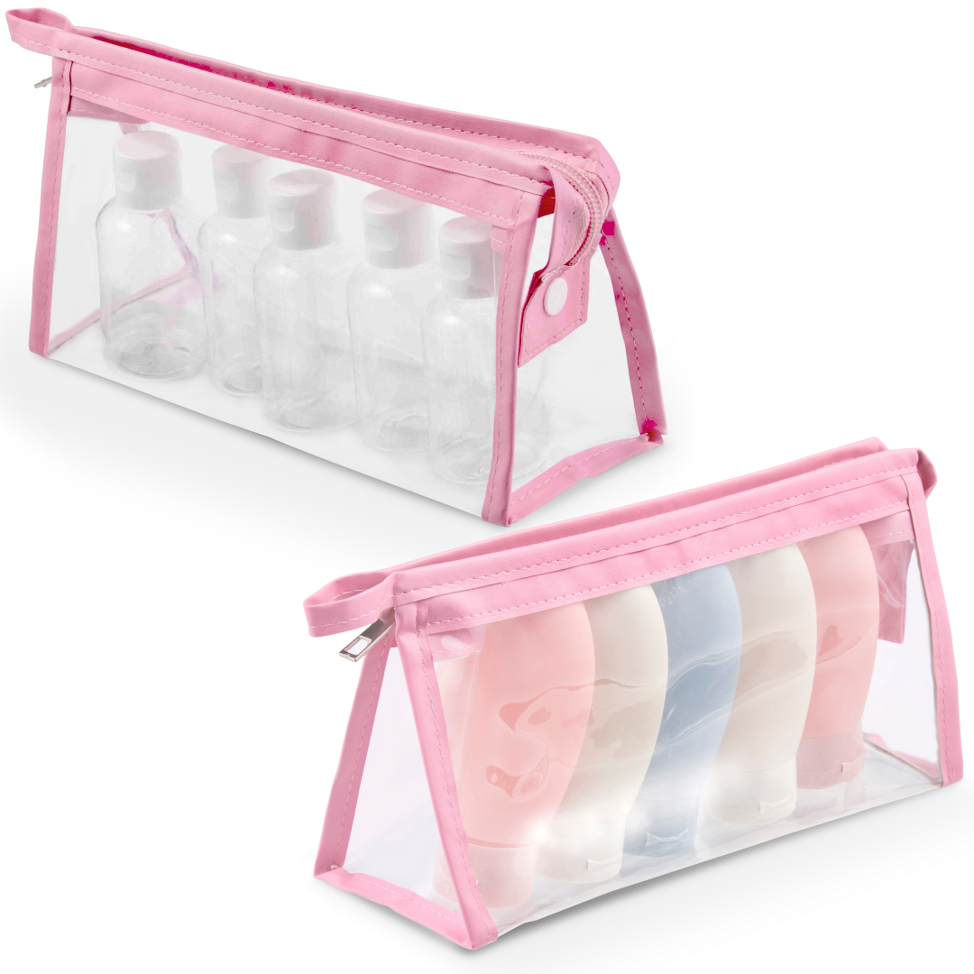 Soul Projekt, Clear Rectangular Pencil Case, Make Up Travel Bag