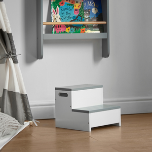 White step hot sale stool wood