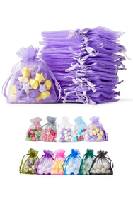 Soul Projekt 100pcs Organza Gift Bags, 7x9cm