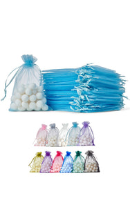 Soul Projekt 100pcs Organza Gift Bags, 10x15cm