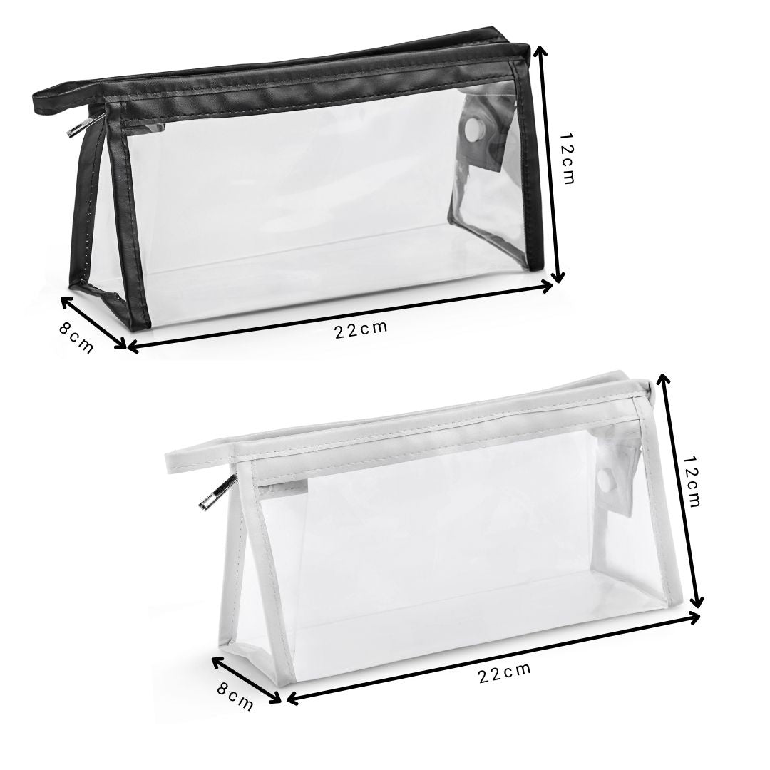 Soul Projekt, Clear Rectangular Pencil Case, Make Up Travel Bag