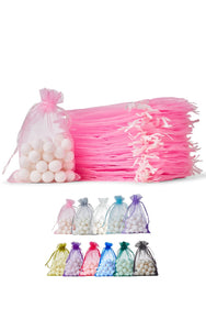 Soul Projekt 100pcs Organza Gift Bags, 10x15cm