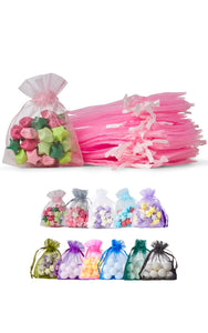 Soul Projekt 50pcs Organza Gift Bags, 7x9cm