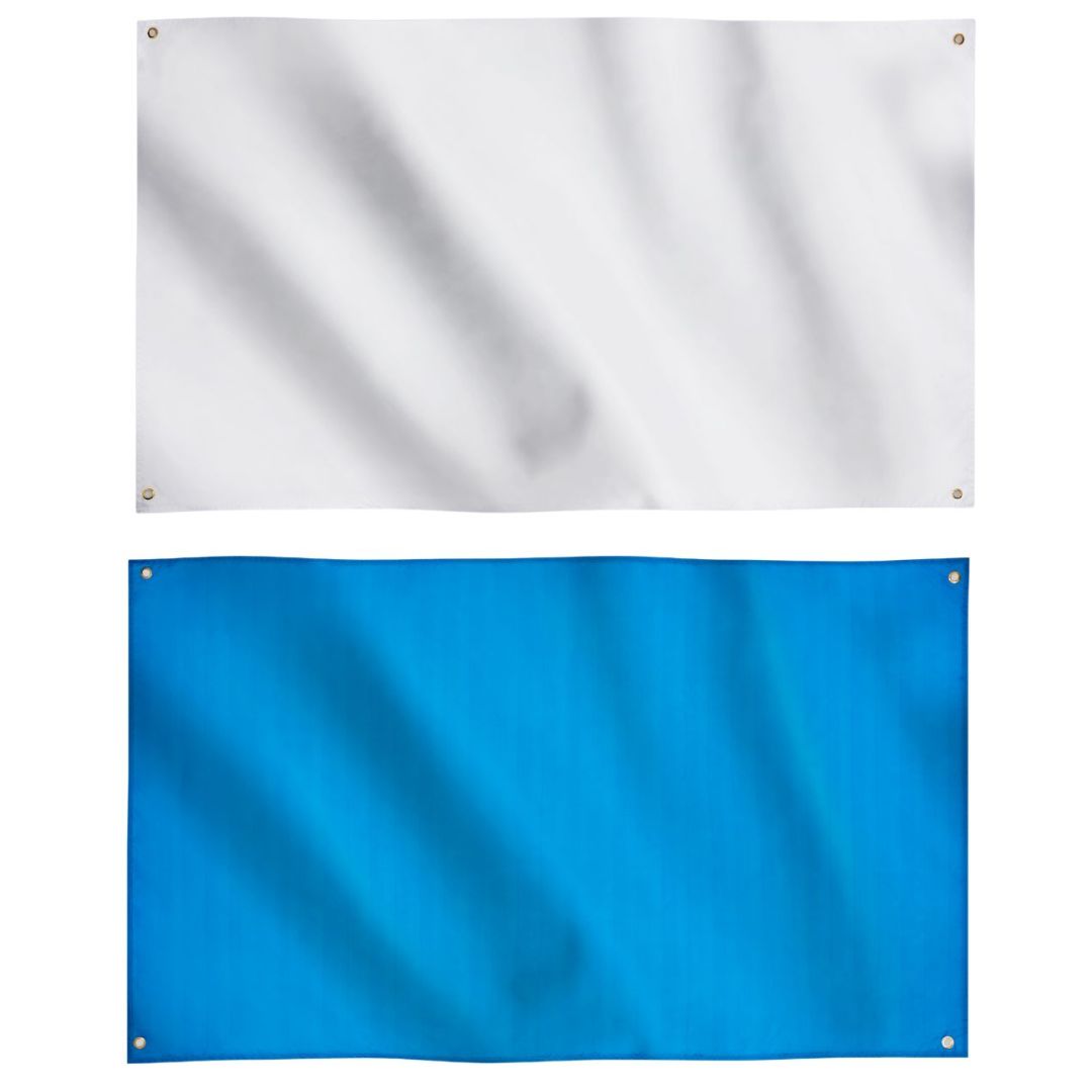 RuneSol Premium Large 5x3ft PLAIN COLOUR Flags