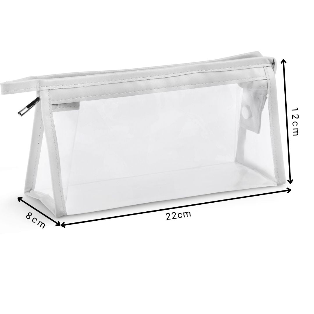 Soul Projekt, Clear Rectangular Pencil Case, Make Up Travel Bag