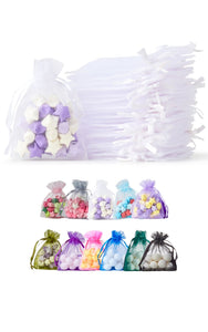 Soul Projekt 100pcs Organza Gift Bags, 7x9cm