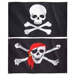 RuneSol Premium Large 5x3ft PIRATE PARTY FLAGS