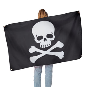 RuneSol Premium Large 5x3ft PIRATE PARTY FLAGS