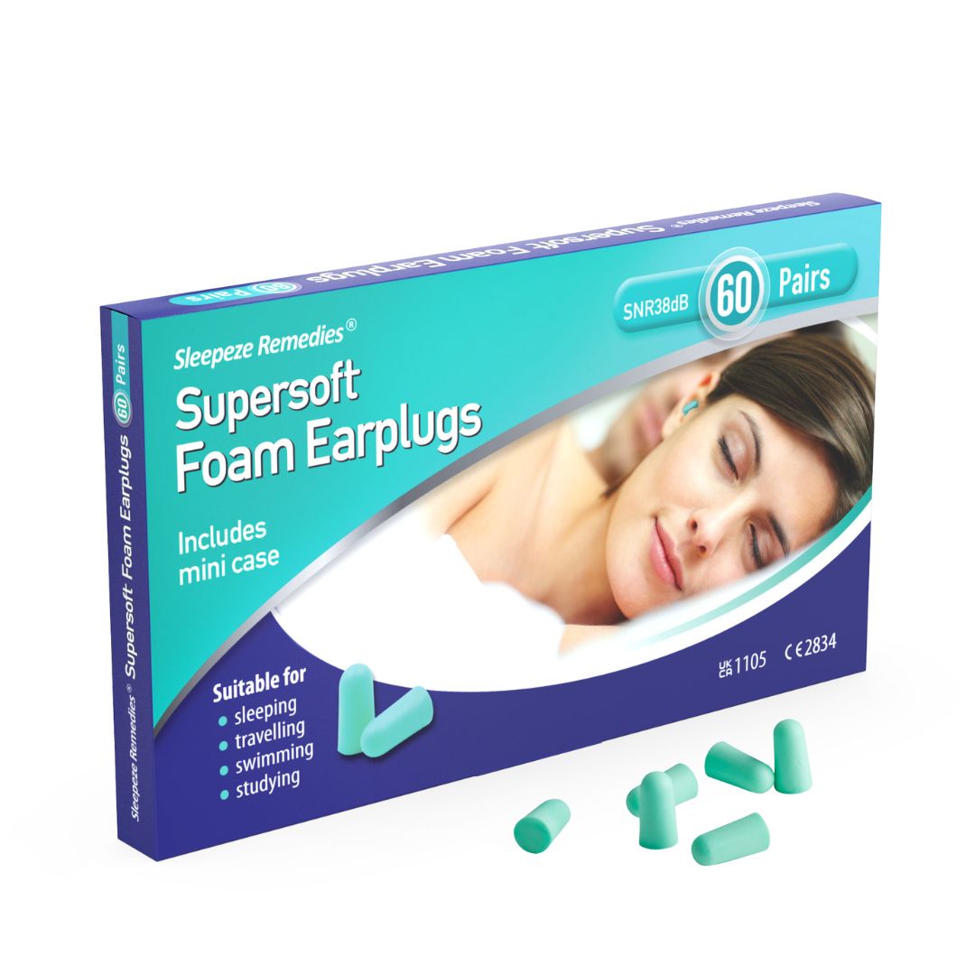 Sleepeze Remedies 60 Pairs Super Soft Foam Earplugs