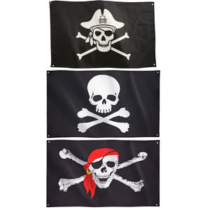 RuneSol Premium Large 5x3ft PIRATE PARTY FLAGS