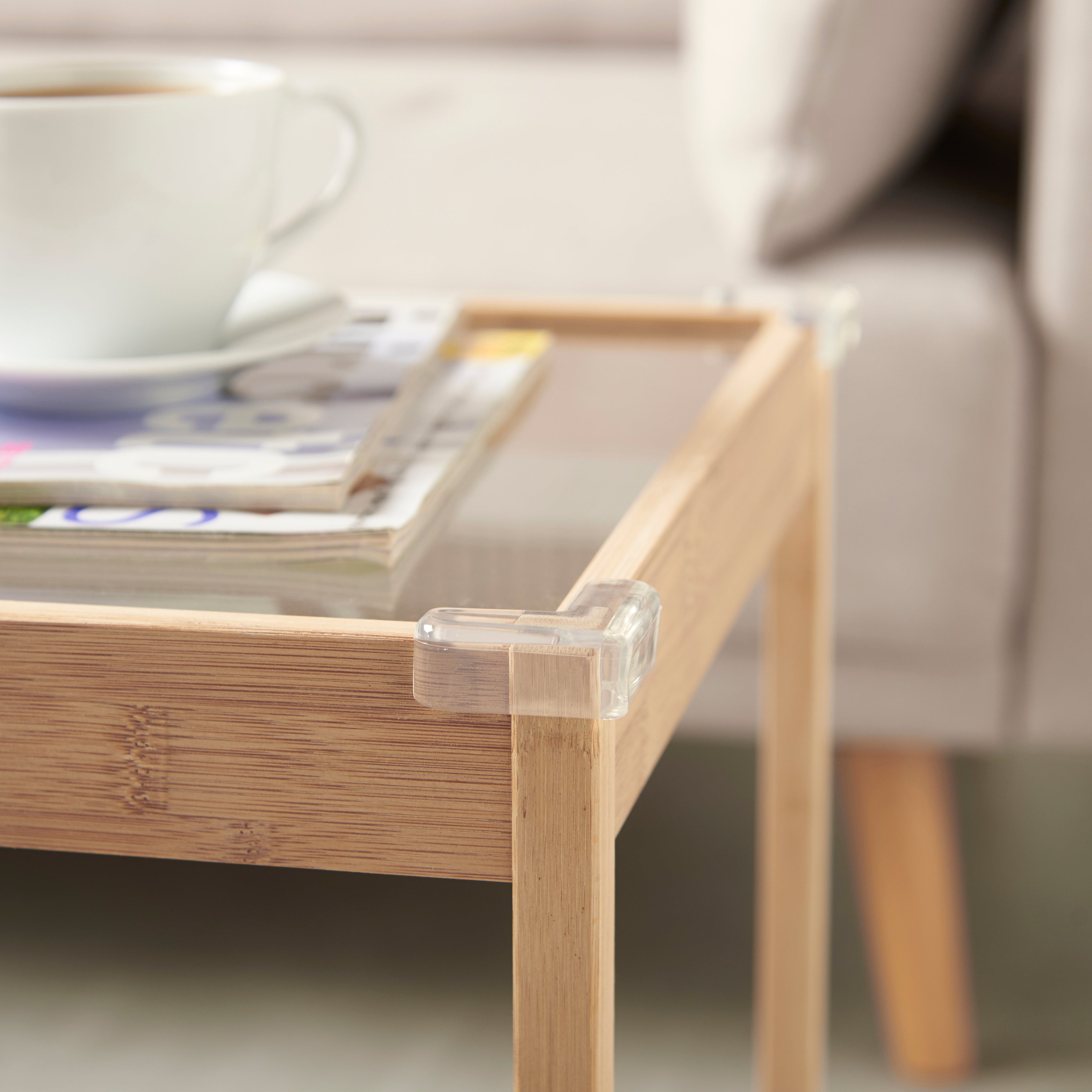 Haus Projekt 8/12/20 Pack Adhesive Corner Protector, Baby Safety Guards for Sharp Furniture