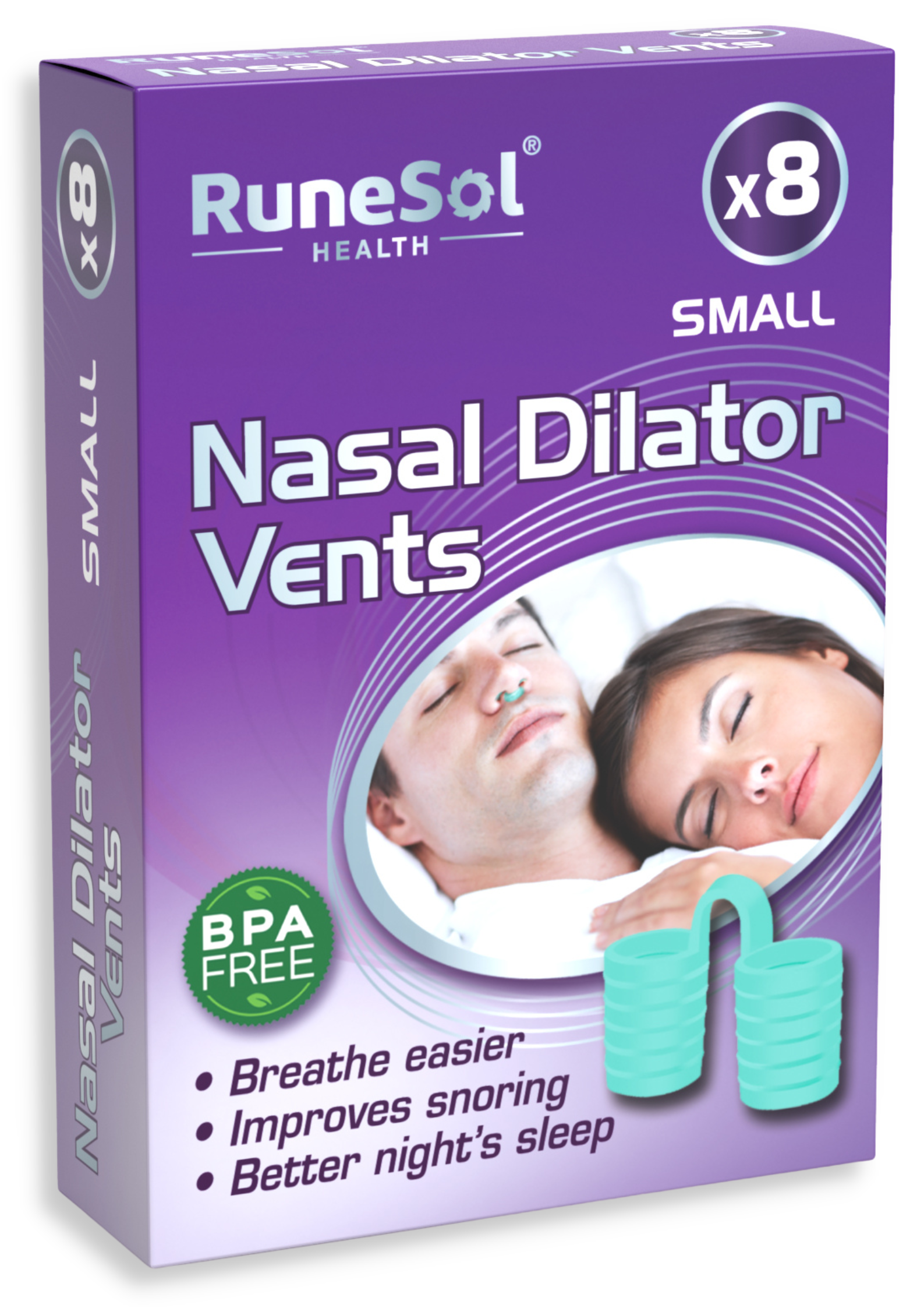 RuneSol x8 Snoring Relief Nasal Dilator