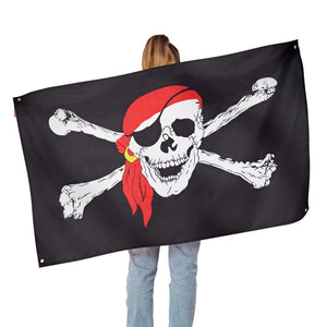 RuneSol Premium Large 5x3ft PIRATE PARTY FLAGS