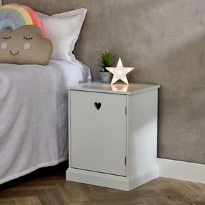 Haus Projekt Kids Bedside Table, 50x33x39cm, Girls Small White