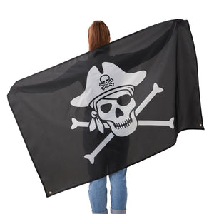 RuneSol Premium Large 5x3ft PIRATE PARTY FLAGS