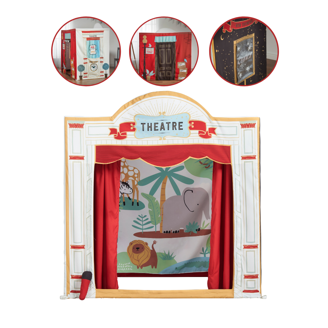 Red Floor Circus Tent – Indoor Children Play House, Outdoor Kids Toy Castle