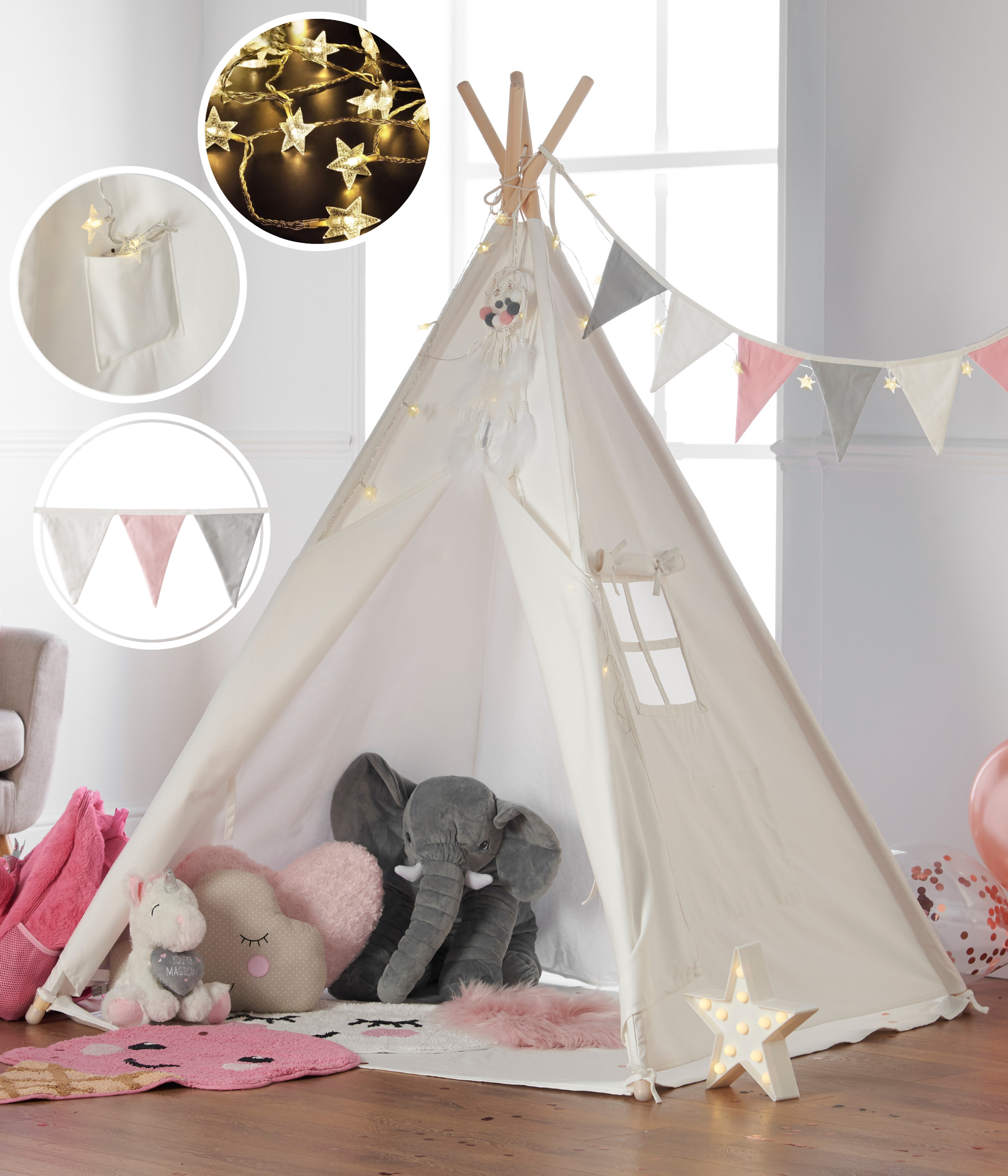 Girls online teepee tent