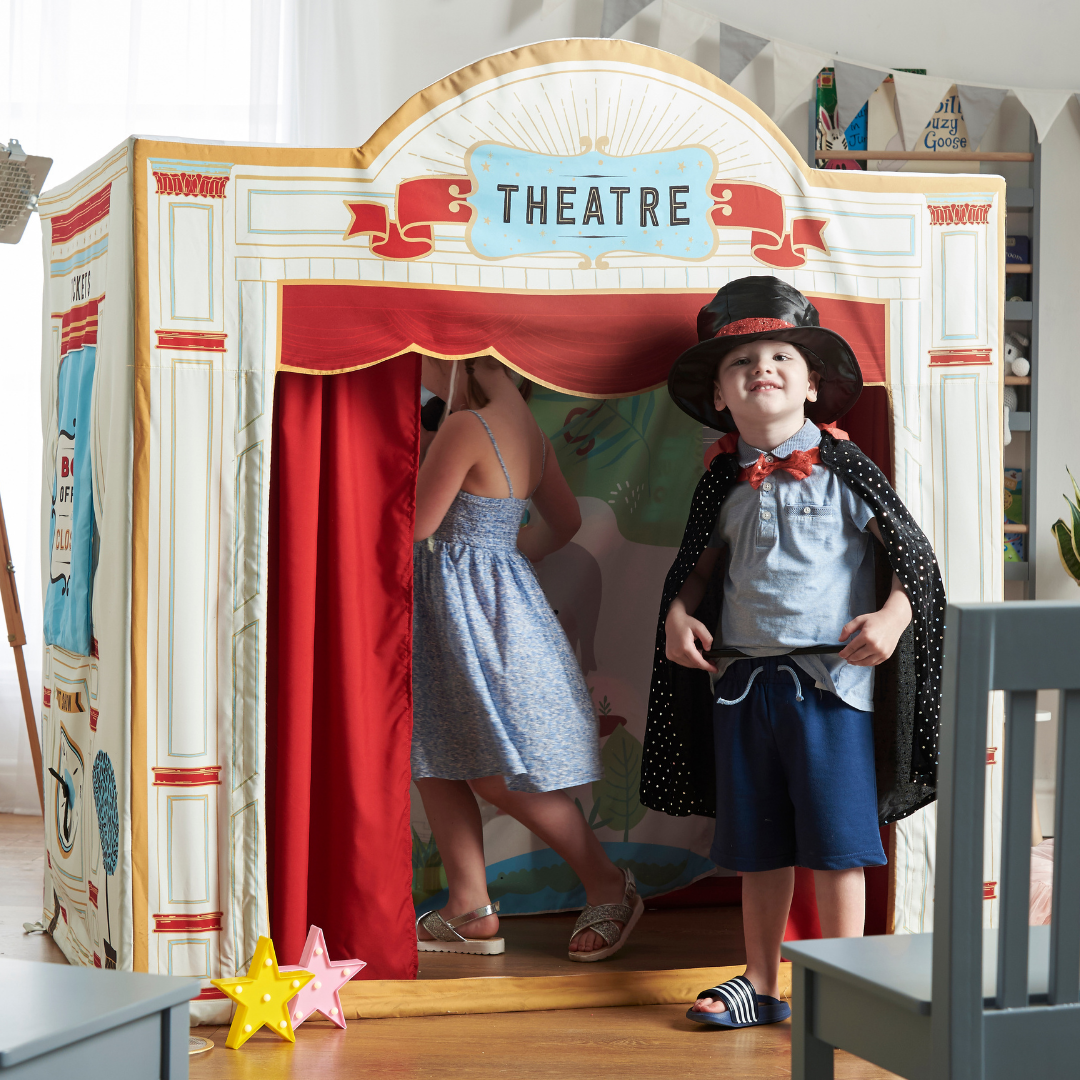 Haus Projekt Children's Theatre Playhouse, Play Tent for Indoor and Outdoor Games