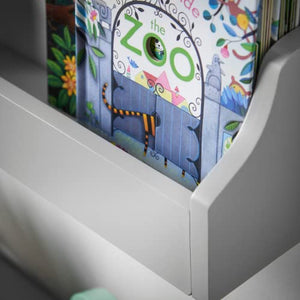 Haus Projekt Children’s Grey Heart Floating Wall Shelf, 50W x 10D x 16H (cm)