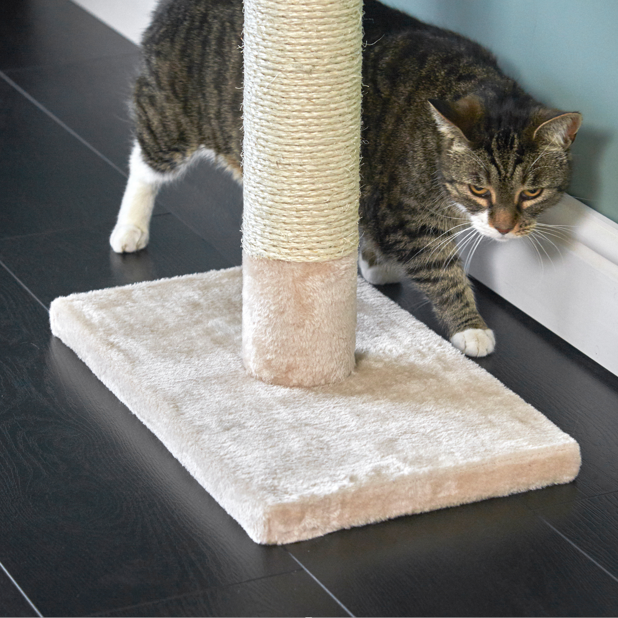 RuneSol Floor to Ceiling Plush Cat Tree 240-288cm