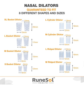 RuneSol Nasal Dilators x8 Pack for Snoring Relief